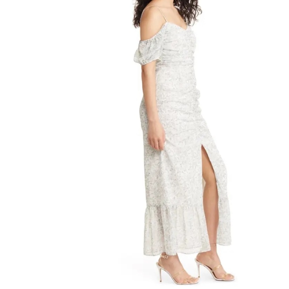 WAYF The Nyla Floral Ruched Dress Size M